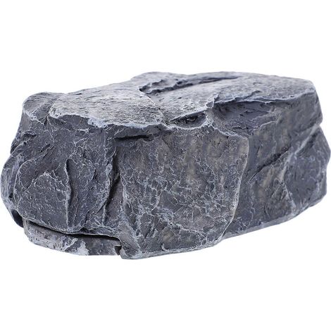 Cache-clés en fausse pierre, coffre-fort pour clés en fausse pierre, porte-clés en pierre imitation, cache-clés en pierre (1/5)