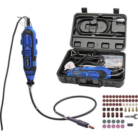 Meuleuse multifonctionnelle professionnelle avec 80 accessoires pour gravure, ponçage, polissage et découpe, compatible Dremel, parfaite pour le bricolage (1/5)