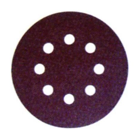 10 DISCHI CARTA ABRASIVA FORATA CON VELCRO PER ROTORBITALI Ø MM.125 - grana 240