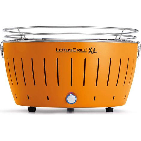 LotusGrill Orange mandarine XL G-OR-435P (diamètre 40,5 cm) avec port USB. (1/4)
