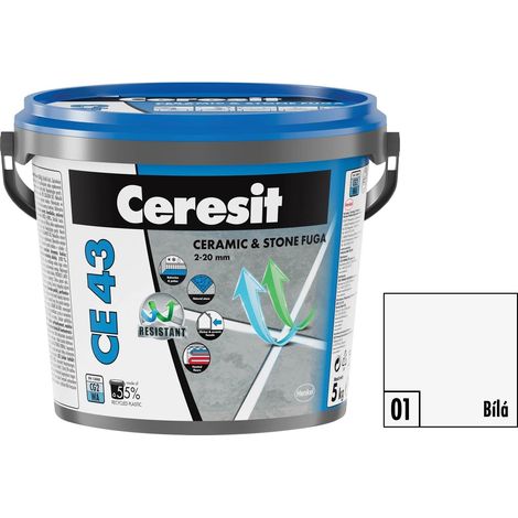 Poudre ciment Ceresit ce43 imperméable flexible 5kg (1/2)