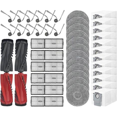 Pour Roborock Qrevo Curv 2 Pro / Qrevo CurvX / Qrevo EdgeT / Saros 10R / S9 MaxV Slim Brosse Filtre Serpillière Bag (1/5)