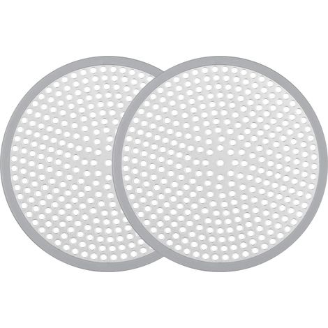 Récupérateur de cheveux pour siphon de douche, lot de 2 unités, 12 cm, en acier inoxydable, pour l'entretien de la salle de bain, du lavabo ou de la baignoire.-AquaForge (1/5)