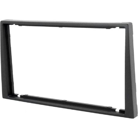 Facade Autoradio FA100F compatible avec Opel ap00 Renault Suzuki - gris fonce