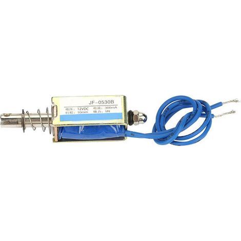 Électroaimant rétractable 5N 10mm, contrôle automatique 6/12/24V DC 300mA pour applications industrielles