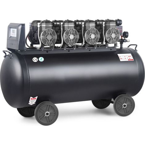Compresor de aire profesional con certificado CE SILENCIOSO, 200 litros 6 cv 8 Bares