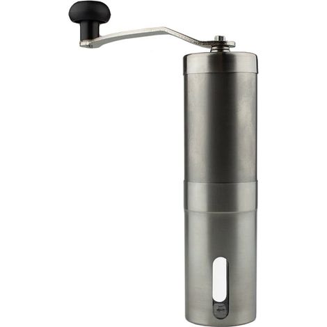 Moulin à café manuel en acier inoxydable avec mouture réglable pour expresso, cafetière à piston et café filtre, idéal pour la maison, le bureau et les voyages.-AquaForge (1/5)