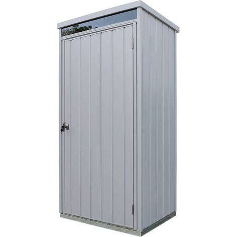 Schrank Palladium High Store 98,1x77x196 cm für den Außenbereich,eine Außentür,Farbe Grau,von Ezooza (1/5)