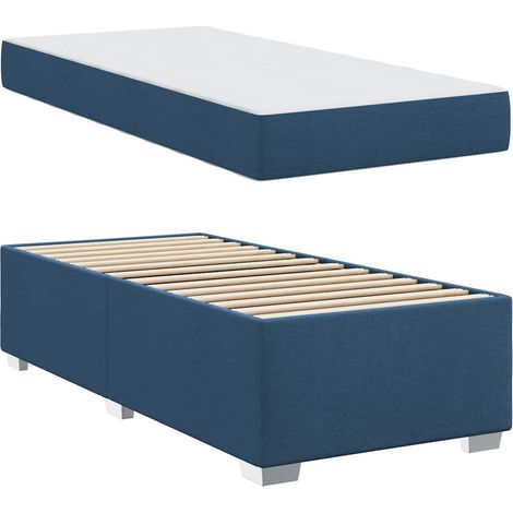 Estructura de cama Azul 80 x 200 cm tela vidaXL (1/5)