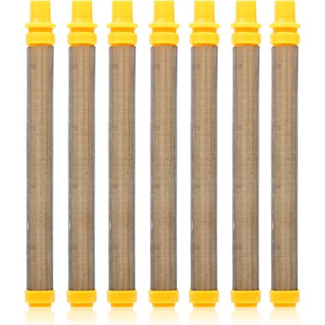 Filtro de dedos Rosfix 7x 100mesh, amarillo para unidad de pintura