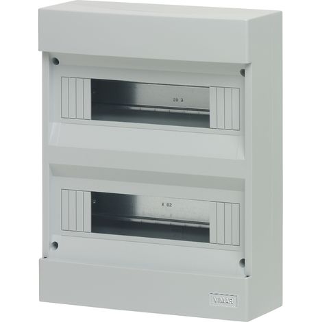 VIMAR - V50324 Tableau de distribution mural 24 m IP40 avec PT gris