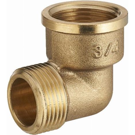 Messing Winkelstück männlich weiblich MF1' (26x34) NOYON & THIEBAULT - 526-26L1
