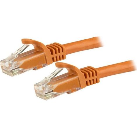 StarTech.com 1,5m CAT6-Kabel - orangenes CAT6-Patchkabel - Snagless RJ45-Steckverbinder - ETL