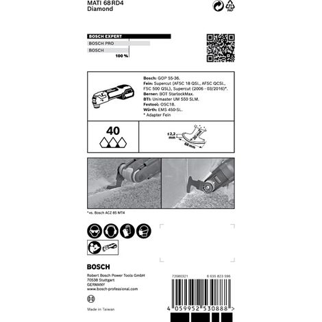 Bosch Dia SemiSegmentsägebl MATI68RD4 1St - 2608900036