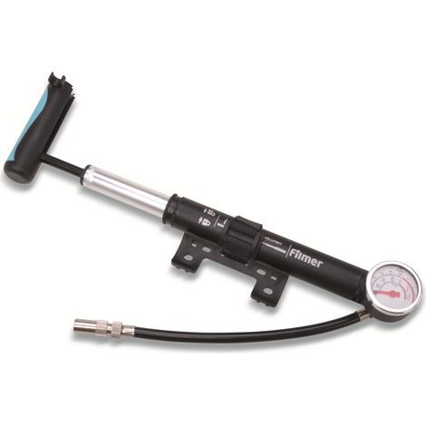 FILMER Pompe à main Premium 49342, avec manomètre, 8 bars