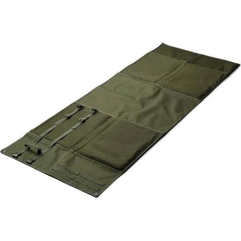 Tapis de camping 200x73 cm, tapis d'extérieur enroulable avec bandoulière, rembourré, déperlant et léger, idéal pour la randonnée et toutes activités de plein air (1/5)