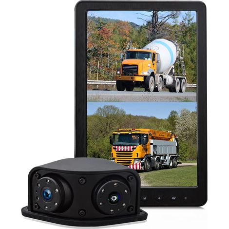 Monitor AHD verticale DVS da 10" con DVR e 2 telecamere (1/5)
