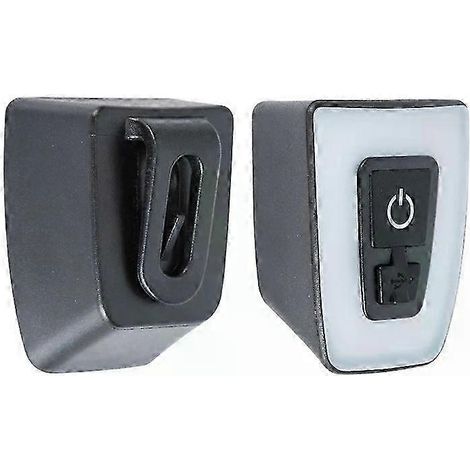 Feu arrière rechargeable USB pour sacoche de selle de vélo, étanche, pour VTT et vélo de route, feu arrière pour tube de selle ou casque. (1/5)