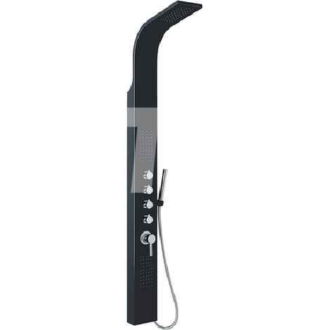 Metaform mod Danubio colonne de douche murale bain A remous noir salle de bain (1/2)