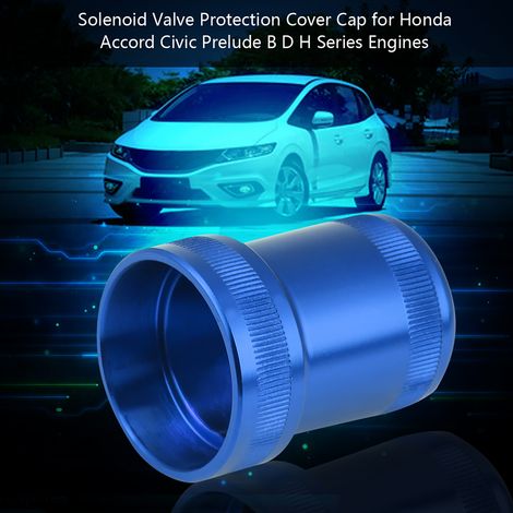 Cache couvercle vanne solénoïde auto pour Honda Accord Civic Prelude moteurs série B D H bleu (1/5)