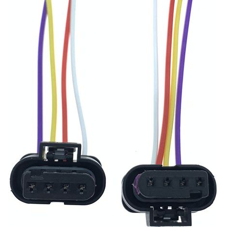 Compatible with the Weichai National V water temperature sensor and the Weichai air flow meter 4-wire connector -- JB1286-4P