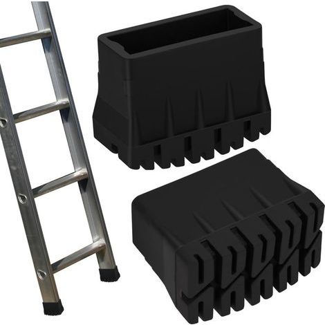 Piedini in gomma per scale a pioli, piedini in gomma per scale a pioli dritte - Resistenti alle alte temperature e all'usura (2 pezzi, 25-60 mm) (1/5)