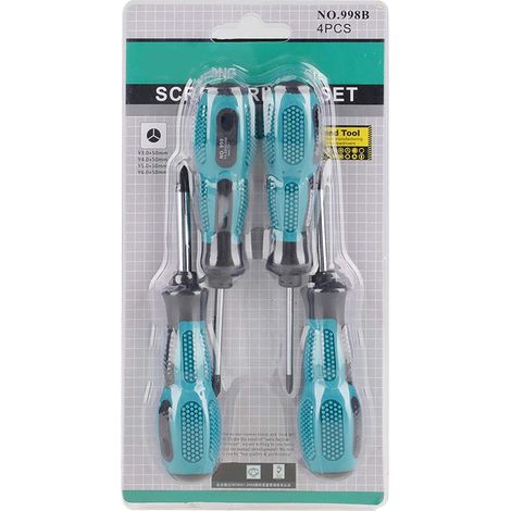 Jeu de Tournevis Type Y, Magnétique, 4 Pièces Y3-Y6, Acier Chrome-Vanadium, 50mm, Antidérapant, pour Travaux de Précision (1/5)