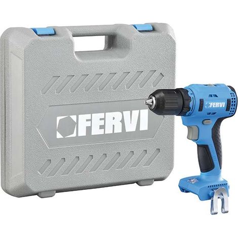 FERVI Trapano Avvitatore 20V Brushless Nero - Corpo Macchina 2,26 kg