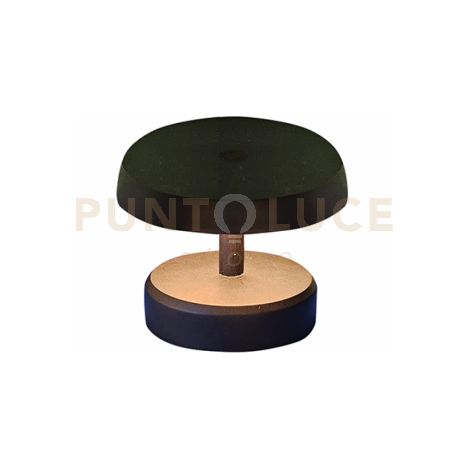 LAMPADA DA TAVOLO RICARICABILE DA GIARDINO NERA DIMMER 10%,50%,100%