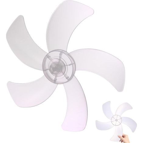 de ventilateur en plastique de 37 cm modèle à 5 pales pales (1/5)