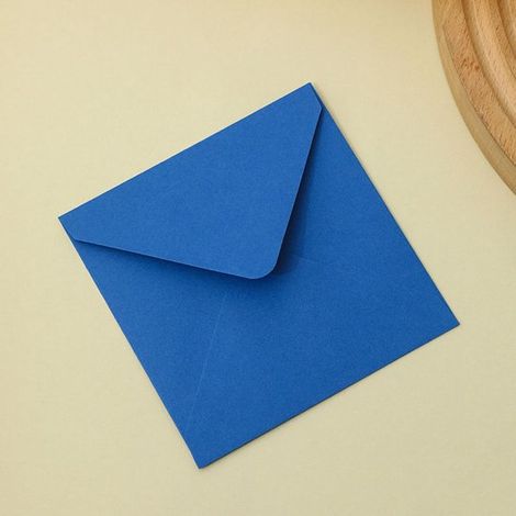Packung mit 50 quadratischen, farbigen Briefumschlägen Schlichtes Design, vielseitig verwendbar Handgefertigte Umschläge für Grußkarten und Gesch (1/5)
