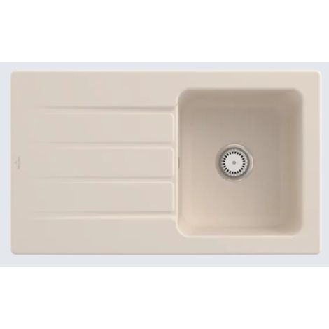 VB Einbauspüle Architectura 50 335001 860x510mm Rechteck Ivory CeramicPlus (1/5)