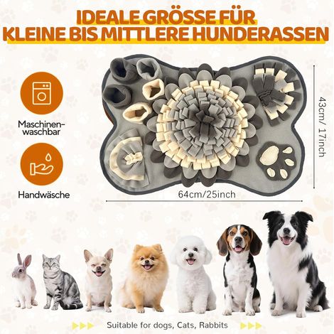 Balle à lécher JeiibrZui pour chien - Lot de 2 - Jouet d'alimentation interactif - Conception antidérapante - Pour une alimentation lente - Soulage le stress des chiens et des chats (1/5)