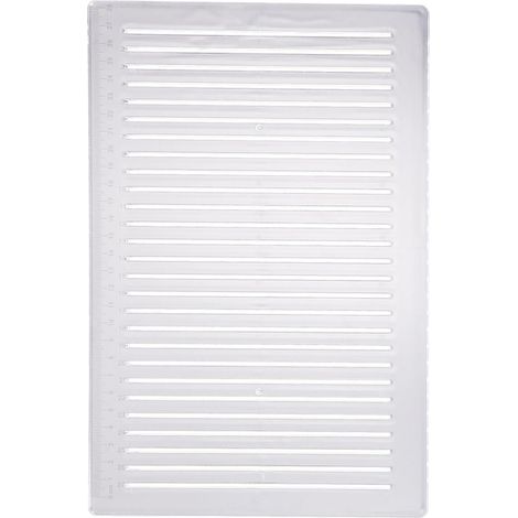 Règle à dessin SHINEOFI en plastique blanc, idéale pour l'école (1/5)