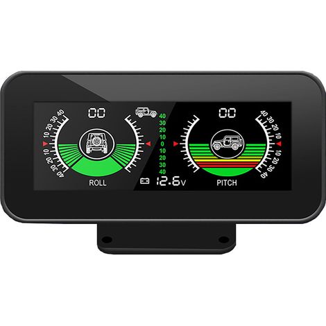 Inclinometro fuoristrada, inclinometro analogico per veicoli fuoristrada, DC10V-30V, inclinometro digitale per auto