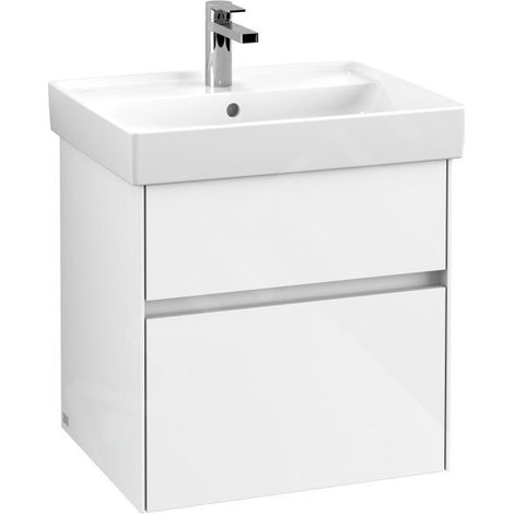 Villeroy & Boch Collaro Meuble sous-lavabo, 2 tiroirs, lavabo au (1/3)