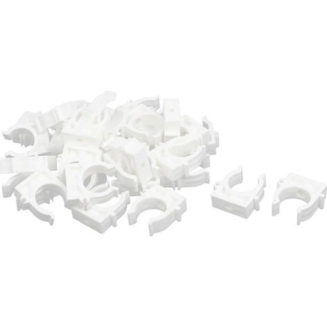 30 pièces 25mm Dia PPR Rohr Clip Schelle Armaturen Steckverbinder 40mm x 13mm 41mm