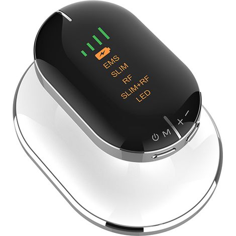 ®Rising FF Masseur, modeleur corporel à ultrasons, masseur de graisse, brûle-graisses, thérapie par lumière LED EMS, blanc. (1/4)