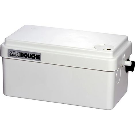 SFA – Pompe sanitaire de douche 250W – Évacuation eaux usées – Hauteur de pompage 4m – Niveau sonore 46 dB(A) – Installation sous receveur