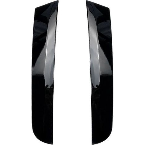 Vertikaler Heckspoiler aus glänzend schwarzem ABS für die Heckscheibe, Seitenflügel, glänzend schwarze Ausführung, Einzelset (1/5)