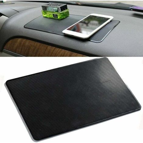 Tapis en PVC Auto antidérapant pour tableau de bord de voiture, 27x15CM, coussin de Gel collant pour support de lunettes de de téléphone, intérieur de voiture,STAR.L (1/5)