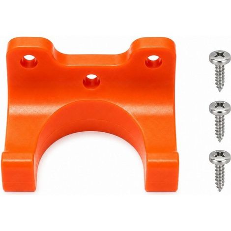 Porte-outils mural modulaire, en matériau ABS, adapté au rangement des outils de bricolage et de jardinage, avec supports de poignées d'outils antidérapants, adapté aux ateliers/garages. (1/5)