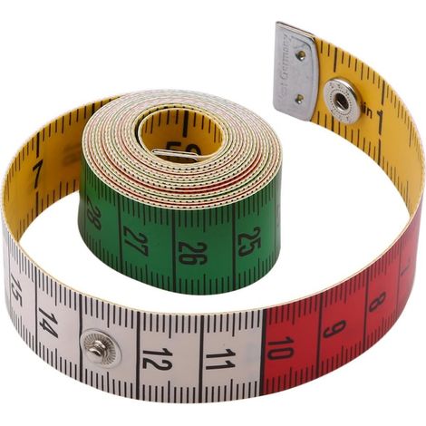 MINKUROW 150 Cm 60 Pulgadas Cinta Métrica De Cuerpo Suave Cinta Métrica Para Coser A Medida Regla De Tela De Costurera, El Color (1/5)