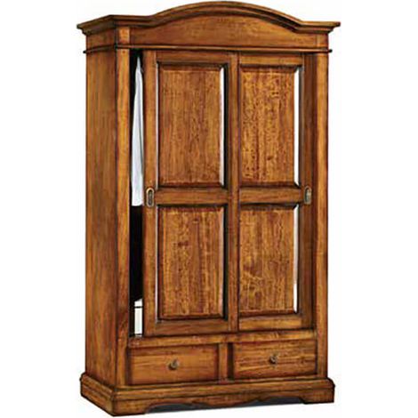 SOLARIA - armadio due ante in legno massiccio