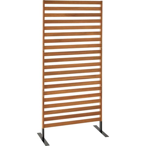 sweeek - Paravent aus Holz, 80 cm, innen/außen