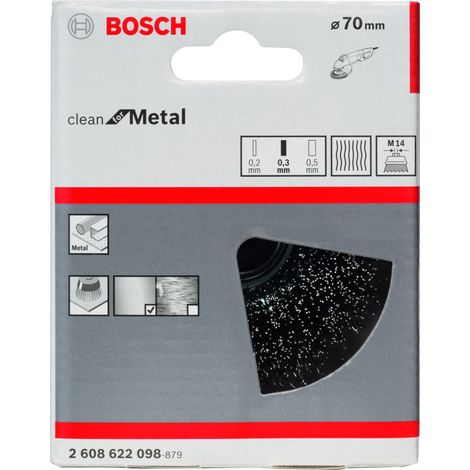 Cepillo de vaso 100 mm 05 mm M14  BOSCH 2608622098
