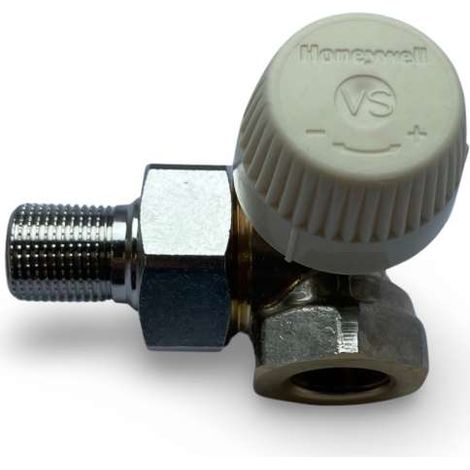 Honeywell Thermostatventilkörper VS MS mattverchromt weiß rechts 3/8 '' V2000RVS10 (1/2)