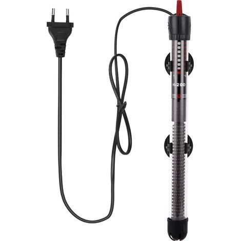 Chauffage d'Aquarium 100W, Thermostat Réglable 20-34 °C, Chauffage en Verre Submersible pour Réservoirs à Poissons et Aquarium 50-100Litres (1/5)