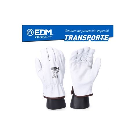 Gant de transport en cuir de vachette pleine fleur Taille 7 EDM (1/4)