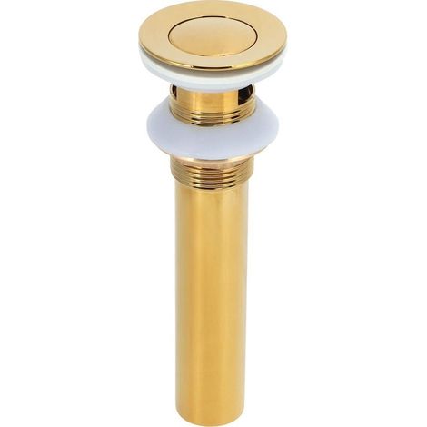 Bouchon vidange or – sans fuite – petit rebond avec trou – salle bain / cuisine – bassin domestique (1/5)